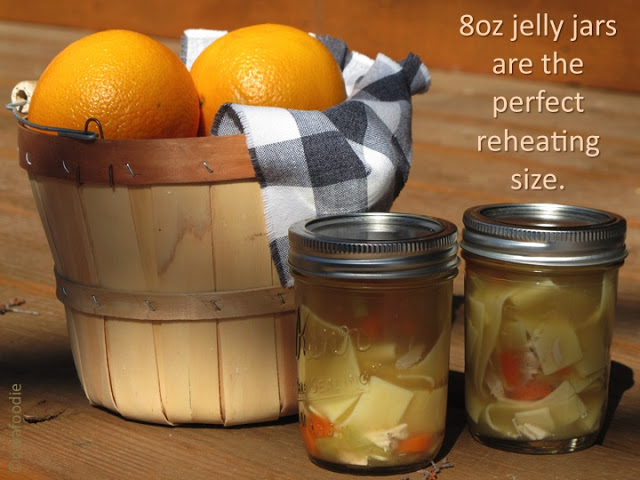 nwafoodie chicken soup friend jelly jars sick