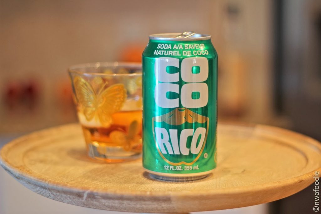 Rum and CoCo Rico coconut flavored soda up close (c)nwafoodie