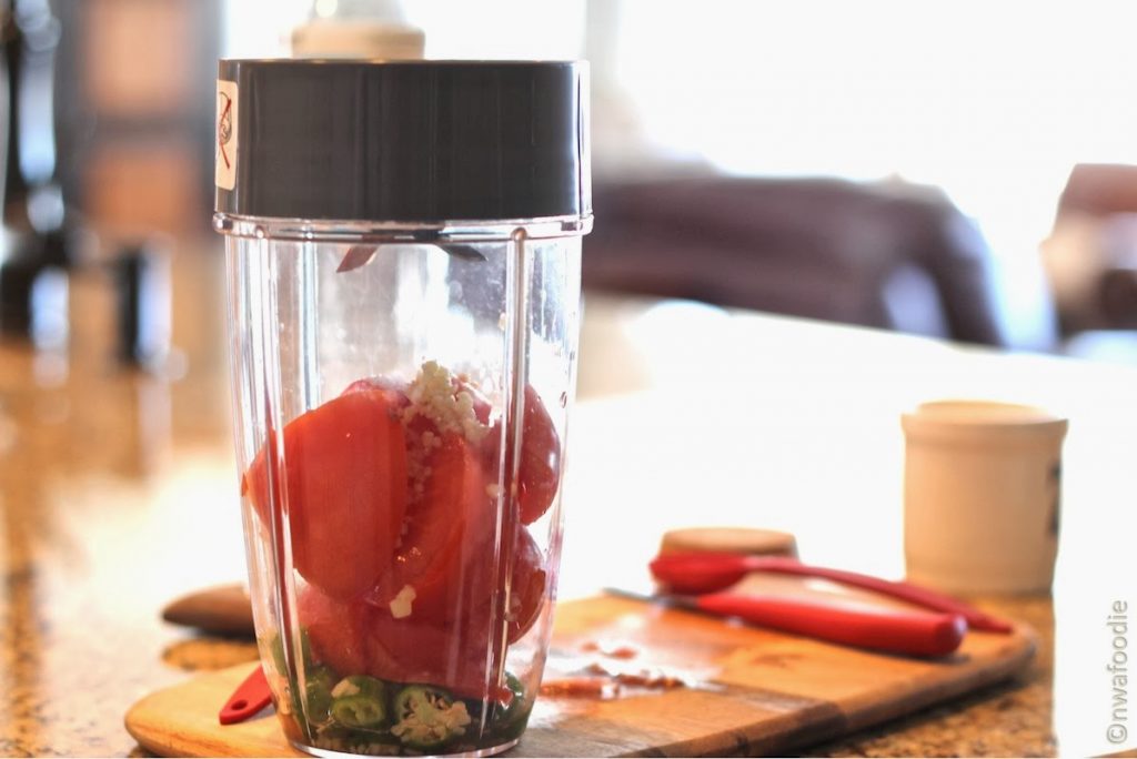 make your own hot sauce with Nutribullet blender (c)nwafoodie