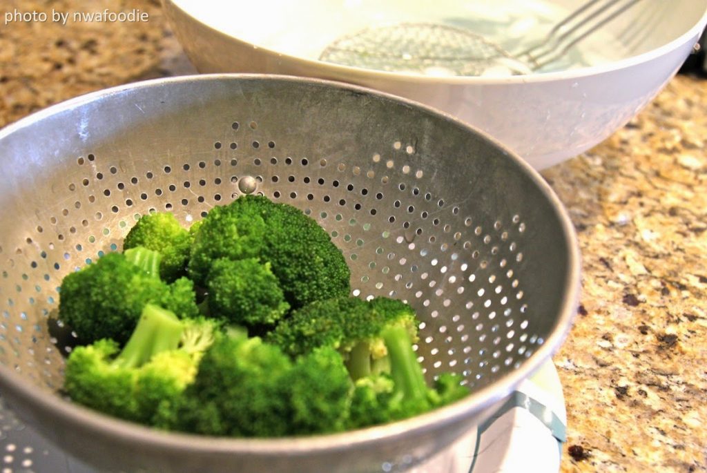 how to blanch vegetables - drain and done (c) nwafoodie