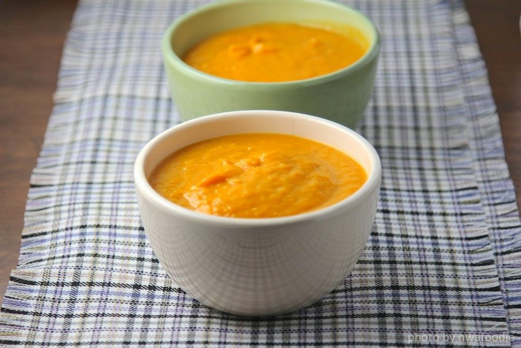 Creamy butternut squash soup (c)nwafoodie