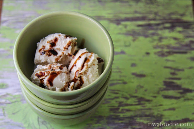 #denigris1889 four courses of balsamic - balsamic on ice cream (c)nwafoodie AD #ItalianVinegar #DrizzleFlavor