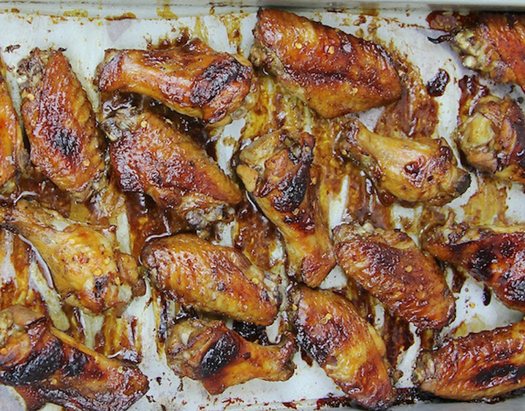 balsamic chicken wings (c)thejoyofeatingwell