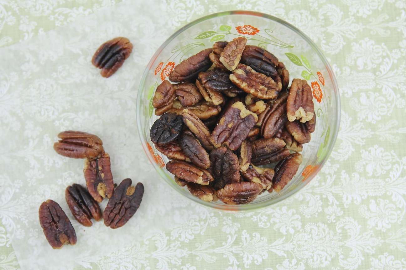 How to make quick and easy panroasted pecans. Simple Joyful Food