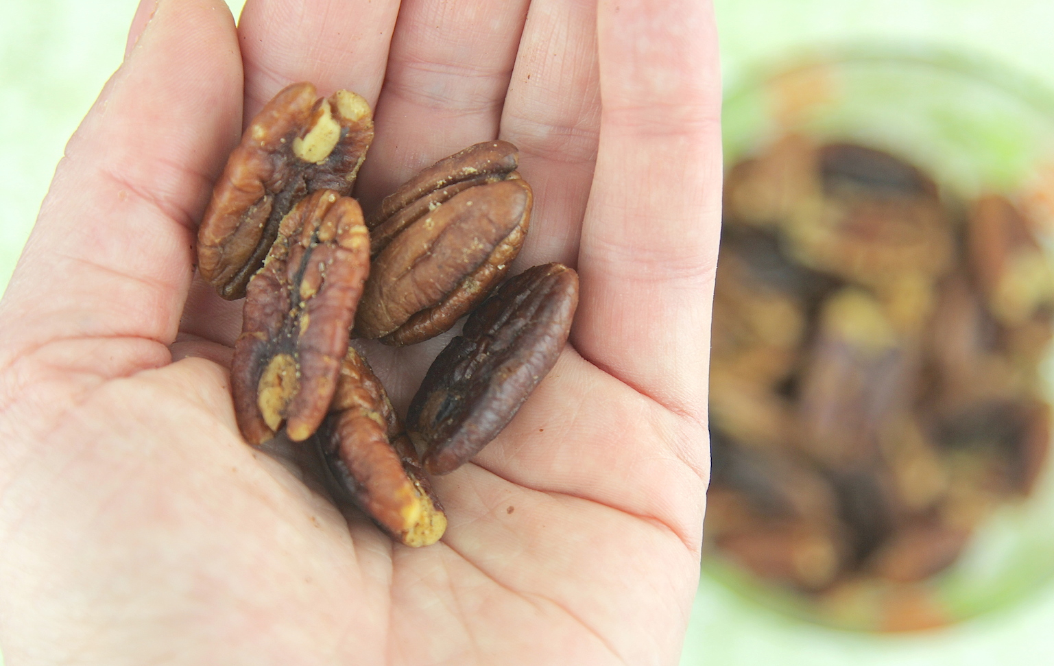 quick and easy pan-roasted pecans (c)nwafoodie