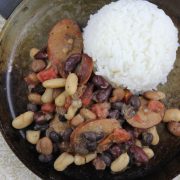 kielbasa rice and beans Riceland AD (c)nwafoodie