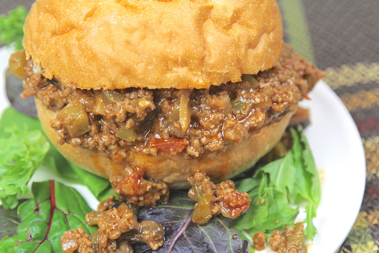 How to make a delicious Sloppy Joes, with a kiss of Italian apple cider