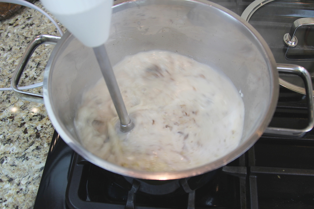 5 ingredient mushroom soup - blender (c)nwafoodie