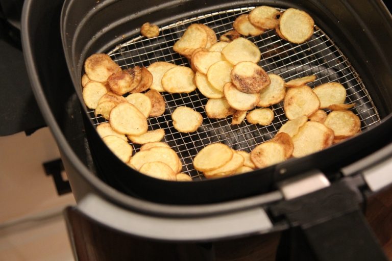 How to make Air Fryer salt and vinegar potato chips. - Simple Joyful Food