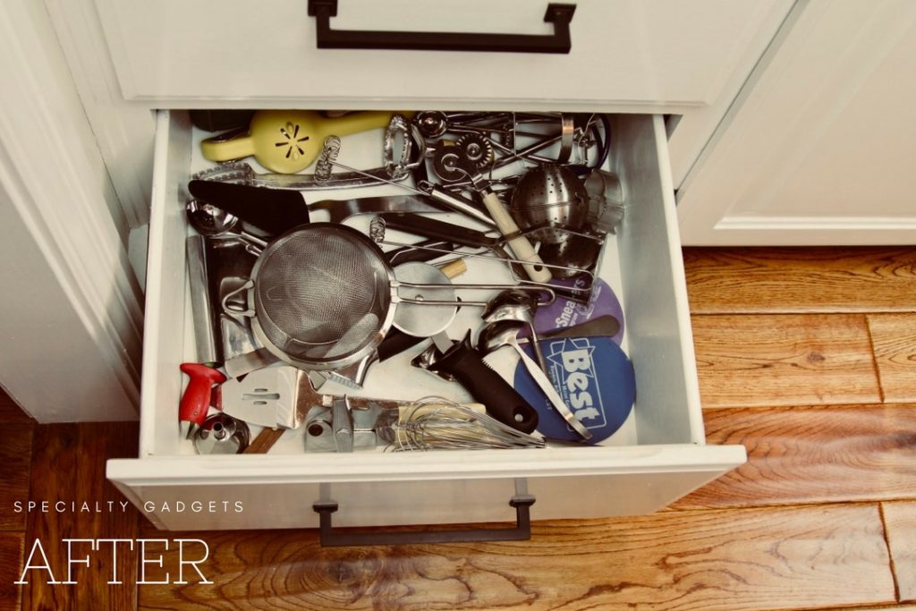 How to organize your kitchen gadget drawer. - Simple Joyful Food