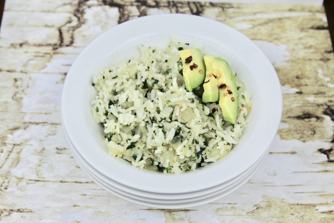 Ad. How to make Green Rice . #ShopRiceland main (c)nwafoodie