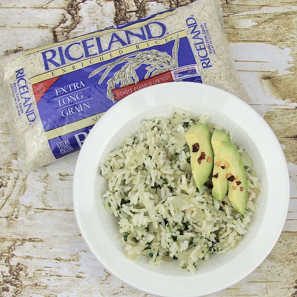 Ad. How to make Green Rice . #ShopRiceland Riceland long grain white rice (c)nwafoodie