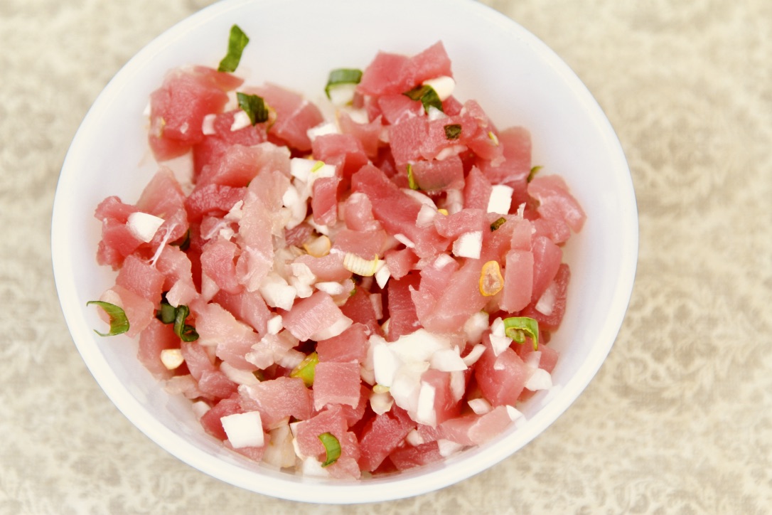 Ad. #ARSoyStory #themiraclebean Lightly-seared tuna and edamame poke bowl - raw tuna (c) nwafoodie