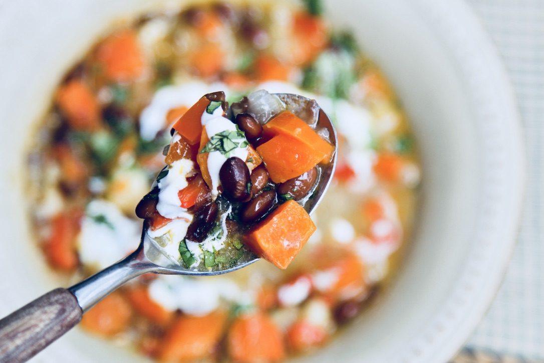 How to make a spicy black soybean soup. Simple Joyful Food