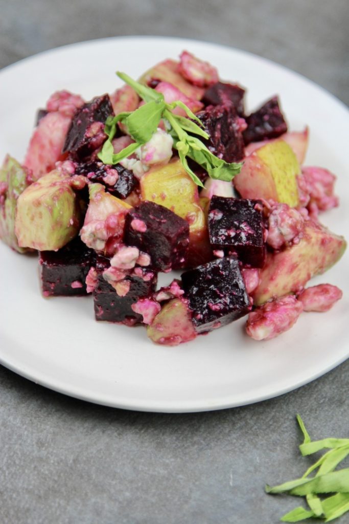 Chat-Noir-Bistro-beet-and-avocado-salad-up-close-cthejoyofeatingwell