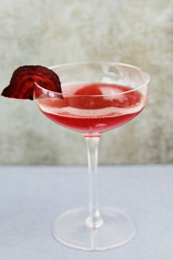 De-icer Martini Made With Beet Juice And A Touch Of Salt. - Simple 