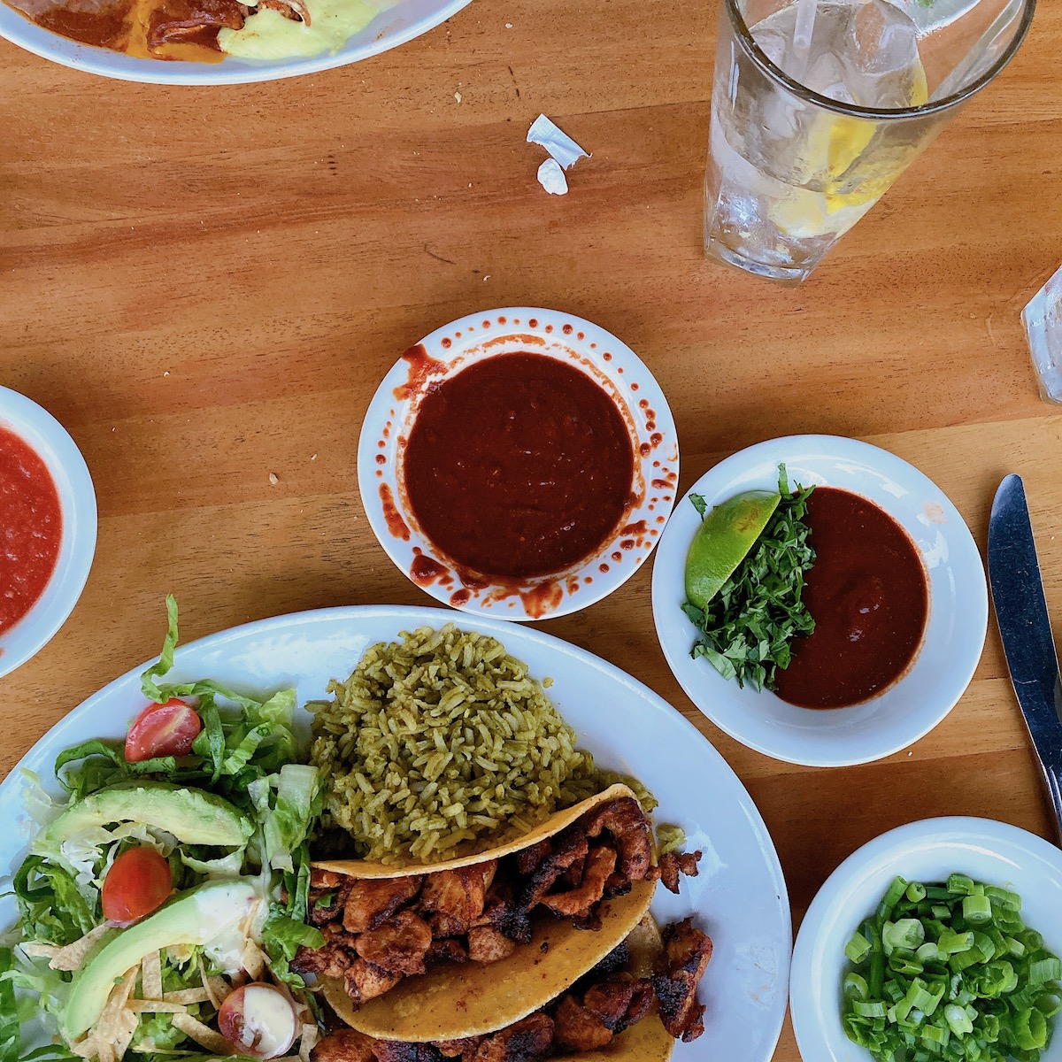 mole sauce and food
